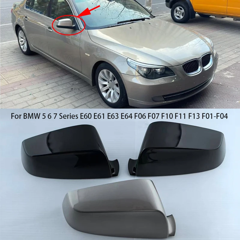 

For BMW 5 6 7 Series E60 E61 E63 E64 F06 F07 F10 F11 F13 F01-F04 Rearview Mirror Cover Reverse Mirror Shell Case Shell Housing
