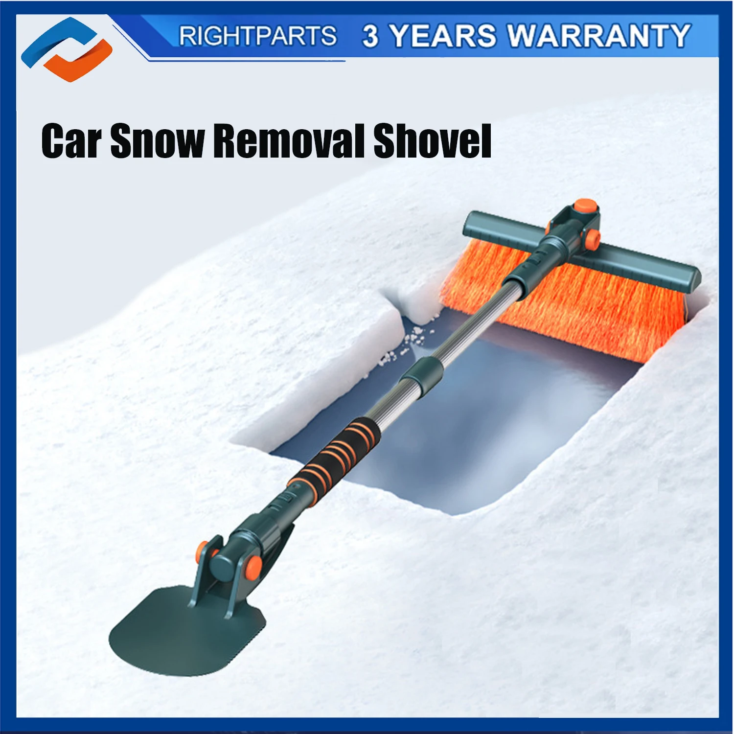 Car Snow Removal Shovel Snow Brush Shovel Snow Removal Brush Car Windshield Cleaning Scraping Tool Winter Tools