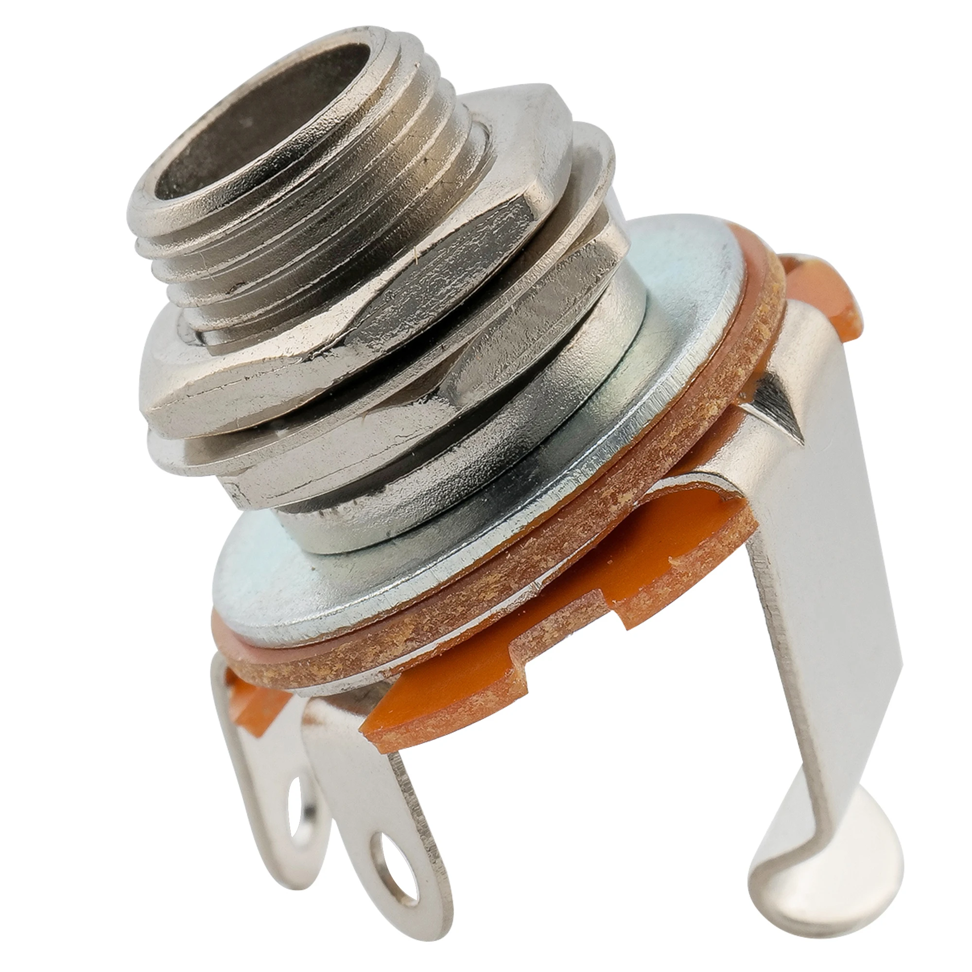Musiclily Basic Conector de salida mono de 1/4 pulgadas y 6,35 mm para bajo de guitarra eléctrica estilo ST Tele