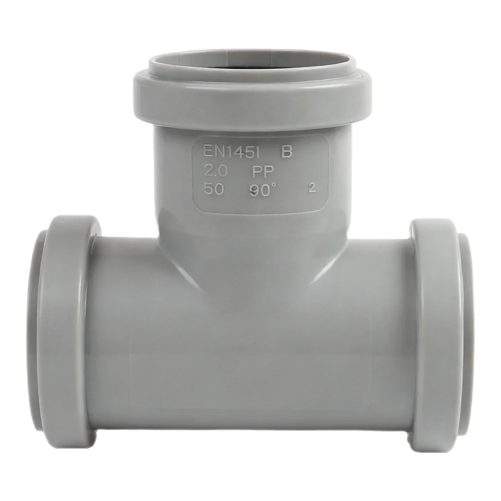 50mm 90 Degree Plastic Bend Connector For Drain Pipe Quick Connect No GlueGarden Power Tool Accessories For Outdoor Garden Suppl