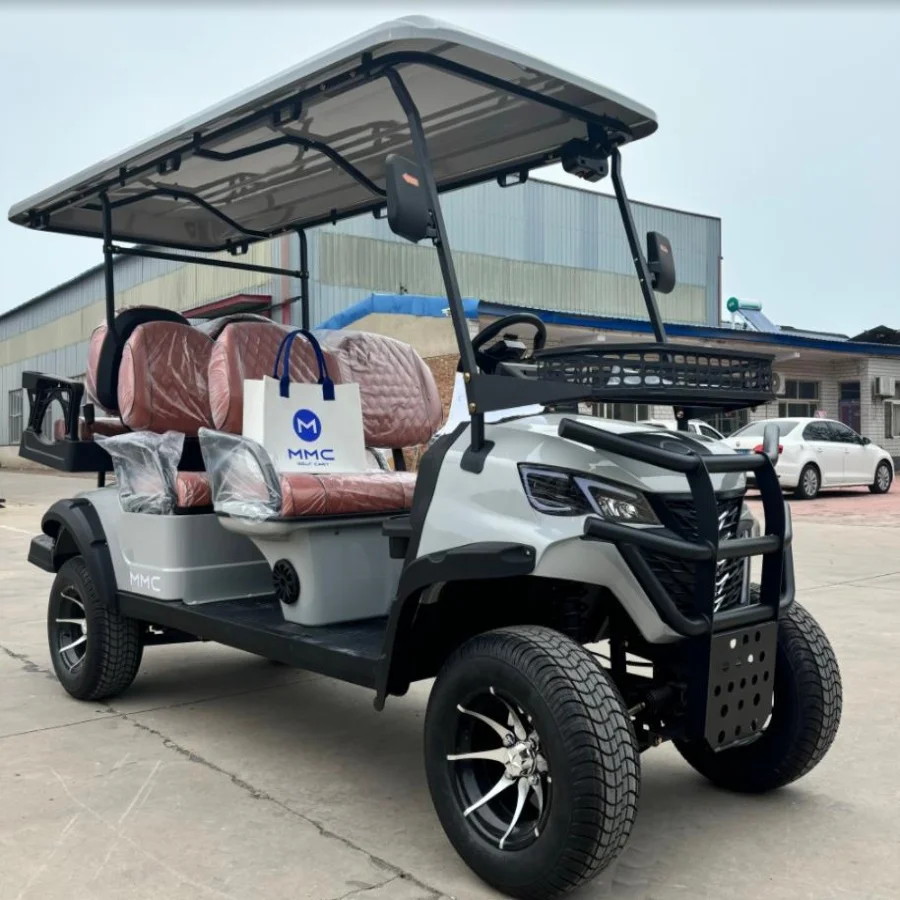 4 مقاعد سيارة جولف سعر المصنع للبيع عربة جولف تعمل بالطاقة الشمسية الكهربائية #3