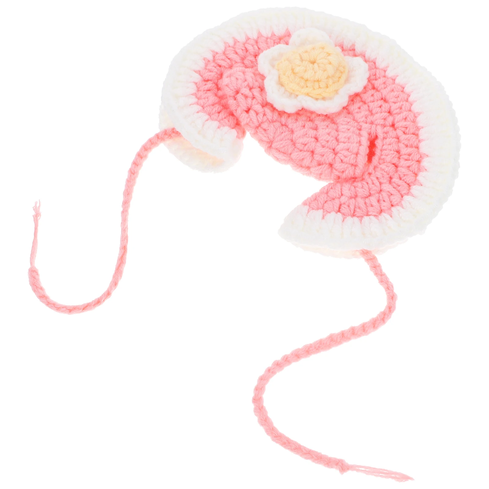 

Cat Hat Pet Costume Dog Party Knitted for Cats Scarf Yarn Kitten Hats Headdress Mother