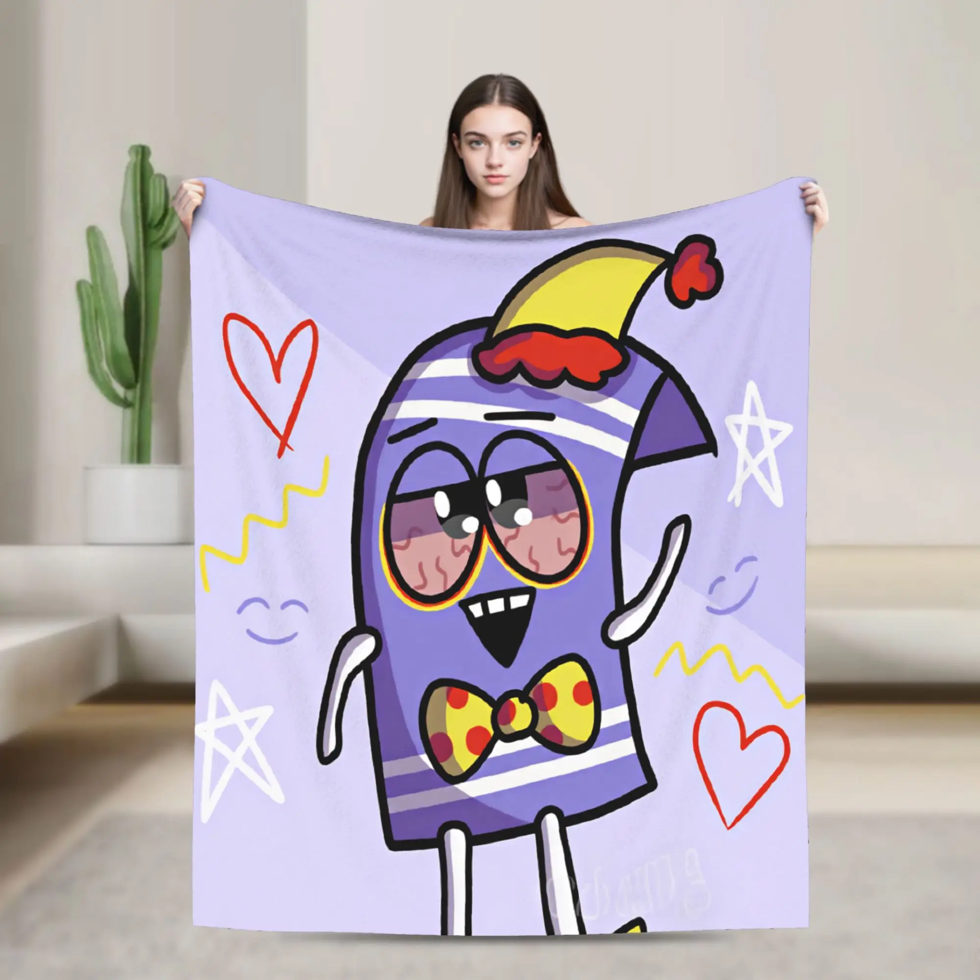 South Cartoon Park Towelie Warm Soft Blanket  Picnic Plush Bedding Throws Funny Couch Chair Flannel Bedspread Sofa Bed Cover