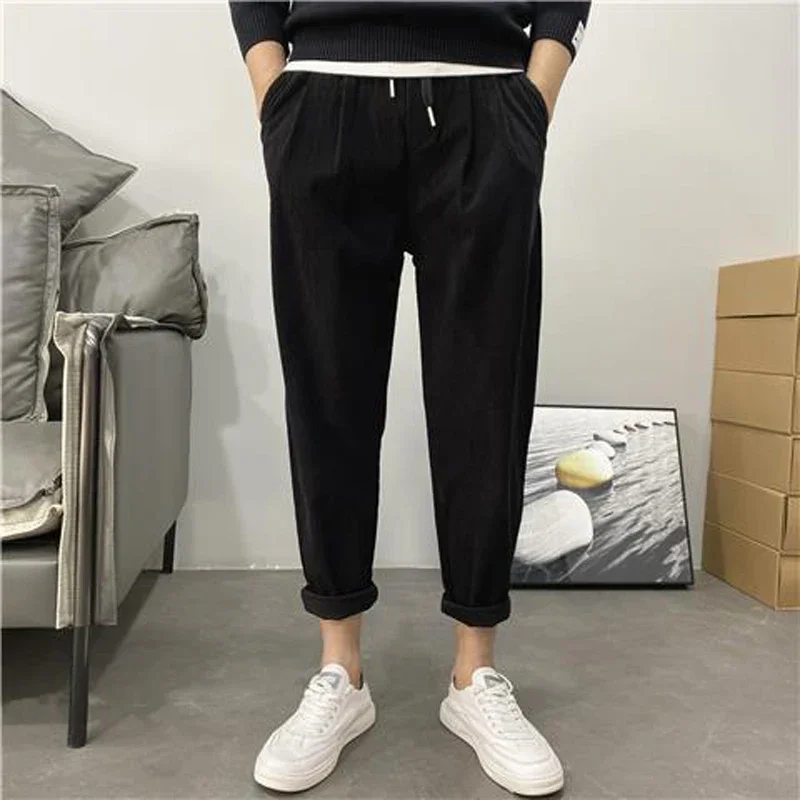 Autumn 2025 New Men's Loose Casual Pants Pants Fashion Men's Sports Pants Trendy Men's Sweatpants