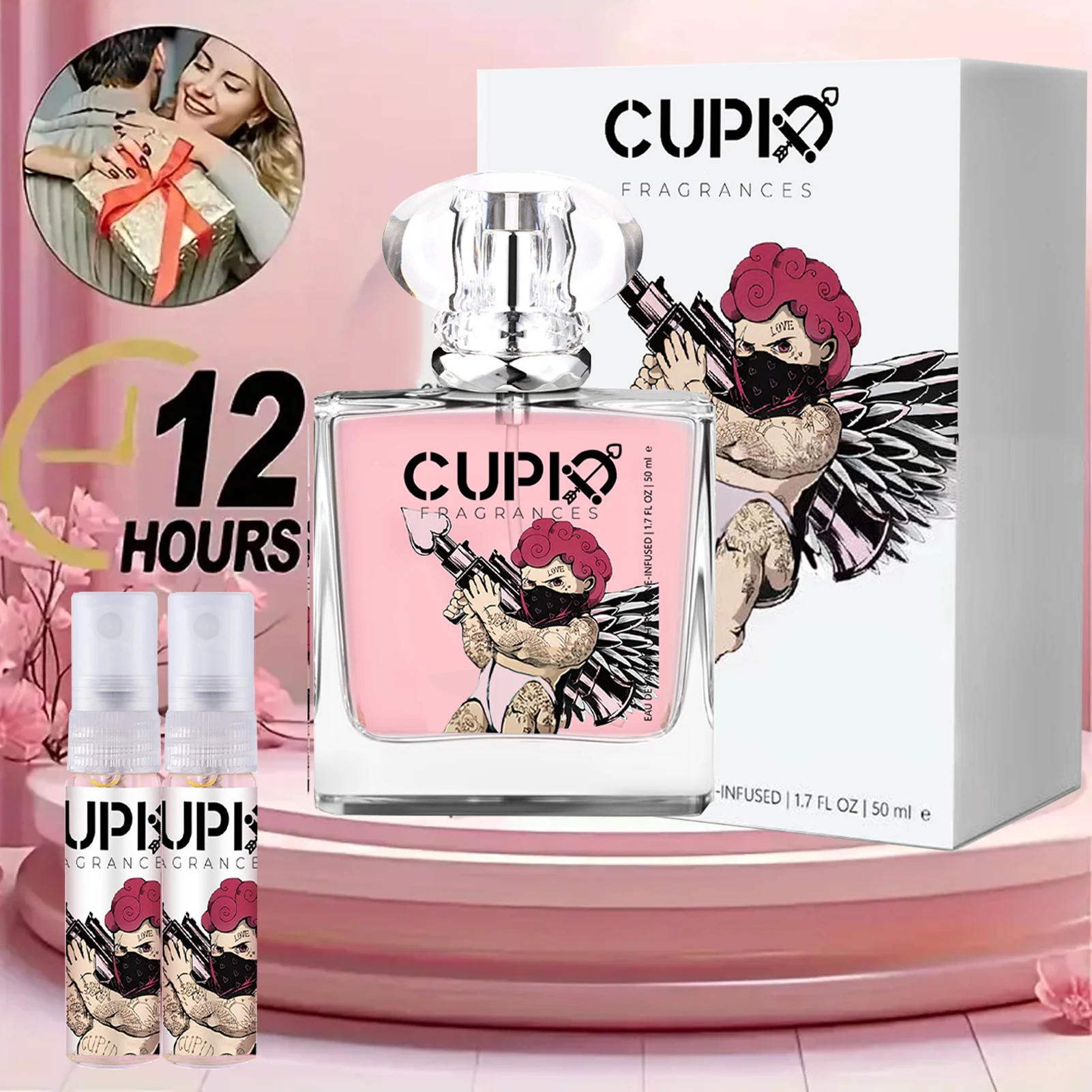 بخاخ عطر كيوبيد ريد للرجال، 1.7 أونصة، 50 مل