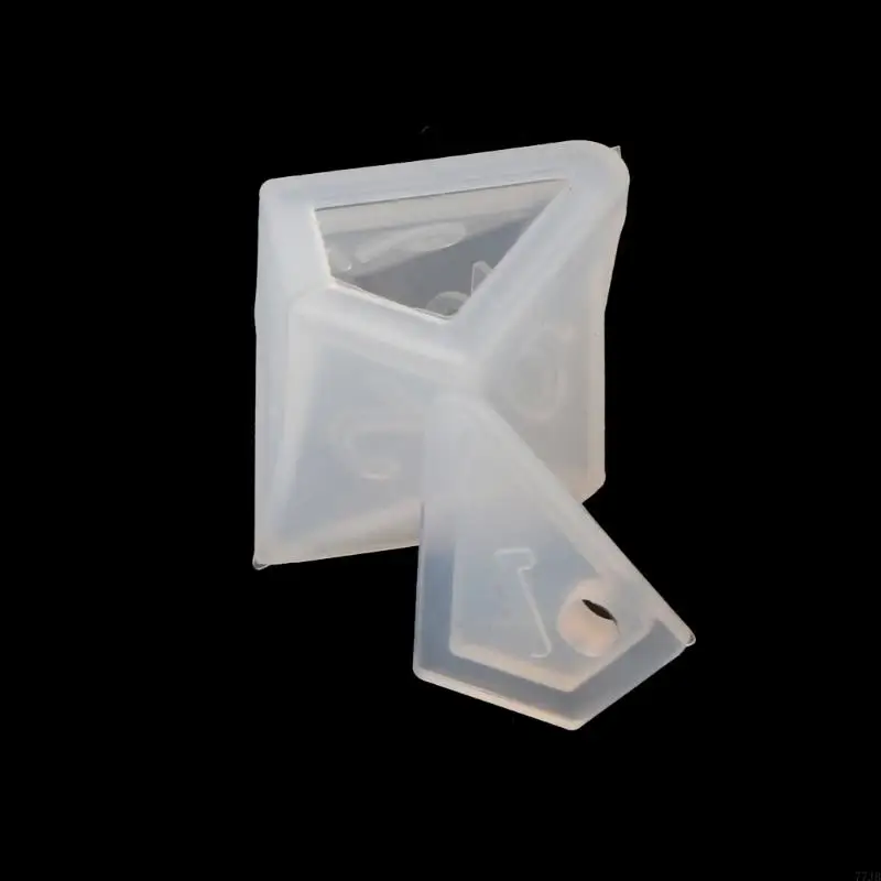 77JB resina Casting Polyedron Game Moldes dados Moldes para juegos bricolaje