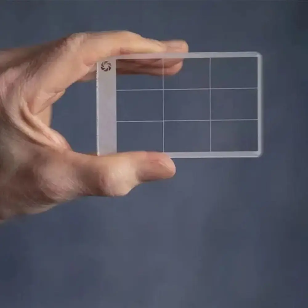 Bambini Adulti Mirino trasparente Righello Triangolo Disegno Rapporto dorato Composizione righello Acrilico Fibonacci Visualizzatore Fotografia