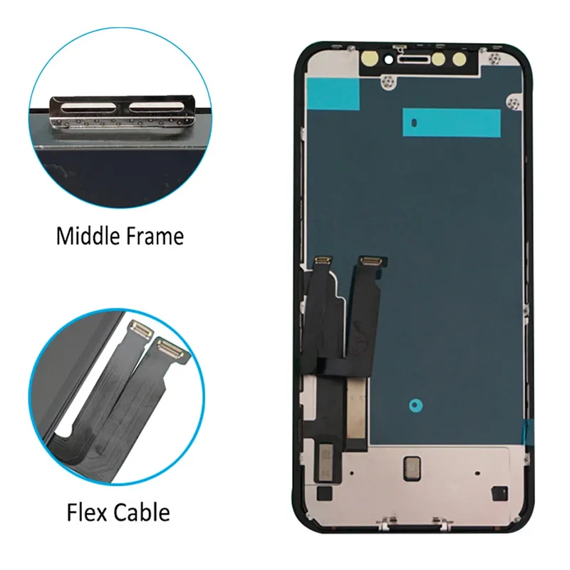 JK Incell LCD For iPhone X XS XR 11 11ProMax 12 12ProMax 13 LCD Display Touch Screen Digitizer Replacement Parts No Dead Pixel