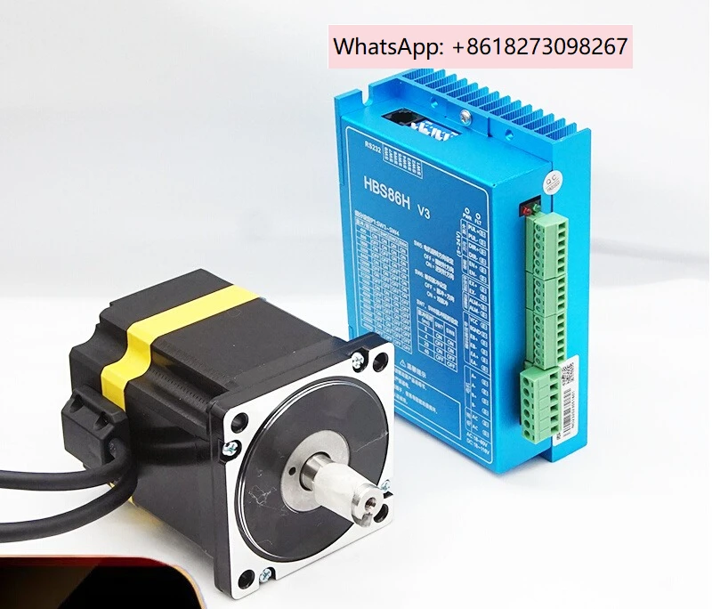 

86 closed-loop stepper motor set 8.5NM/12.5NM, including servo driver and brake HBS86H