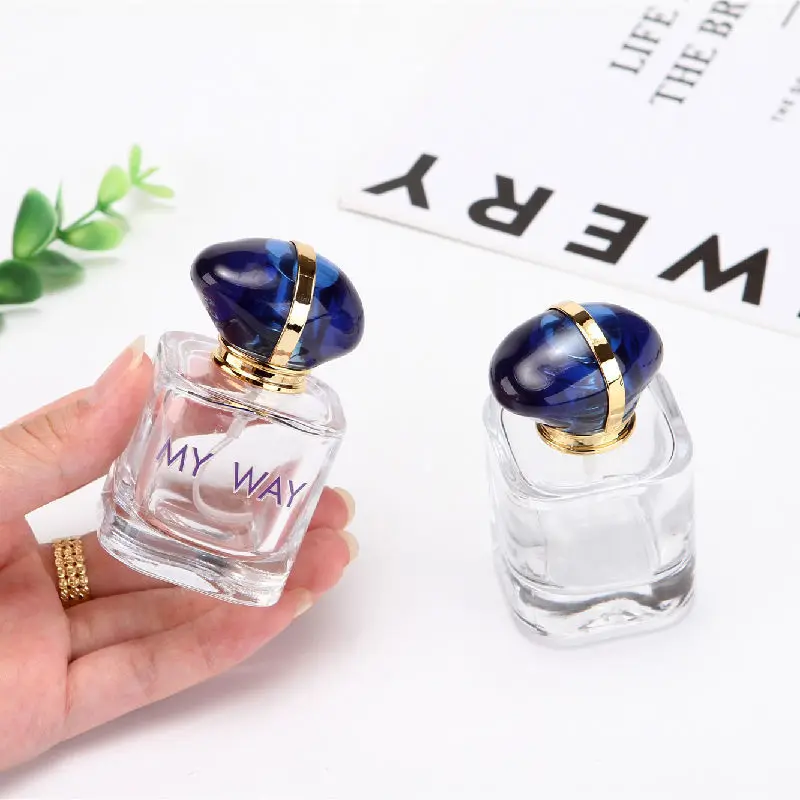 

Wujie Perfume Sub-Bottles Glass 30ml Large Capacity Spray Bottle High-End Portable Press Replacement Empty Bottle