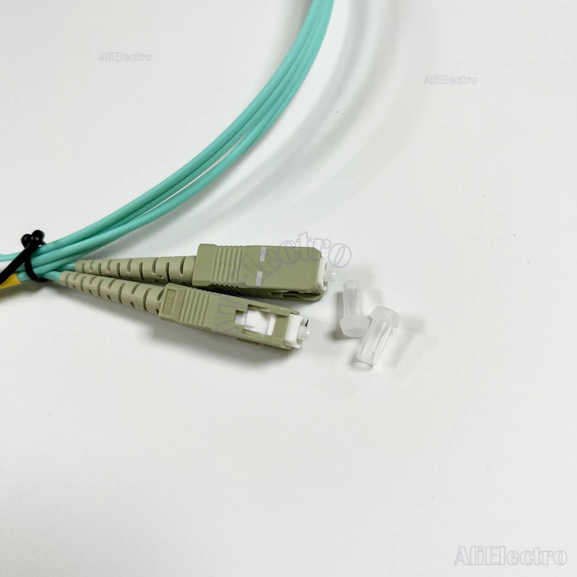 10Pcs/Lot 1m LC-SC UPC 50/125μm Multi-Mode OM3 Cable 2.0/3.0mm Multimode Duplex SC-UPC LC UPC Fiber Optical Jumper Patch Cord