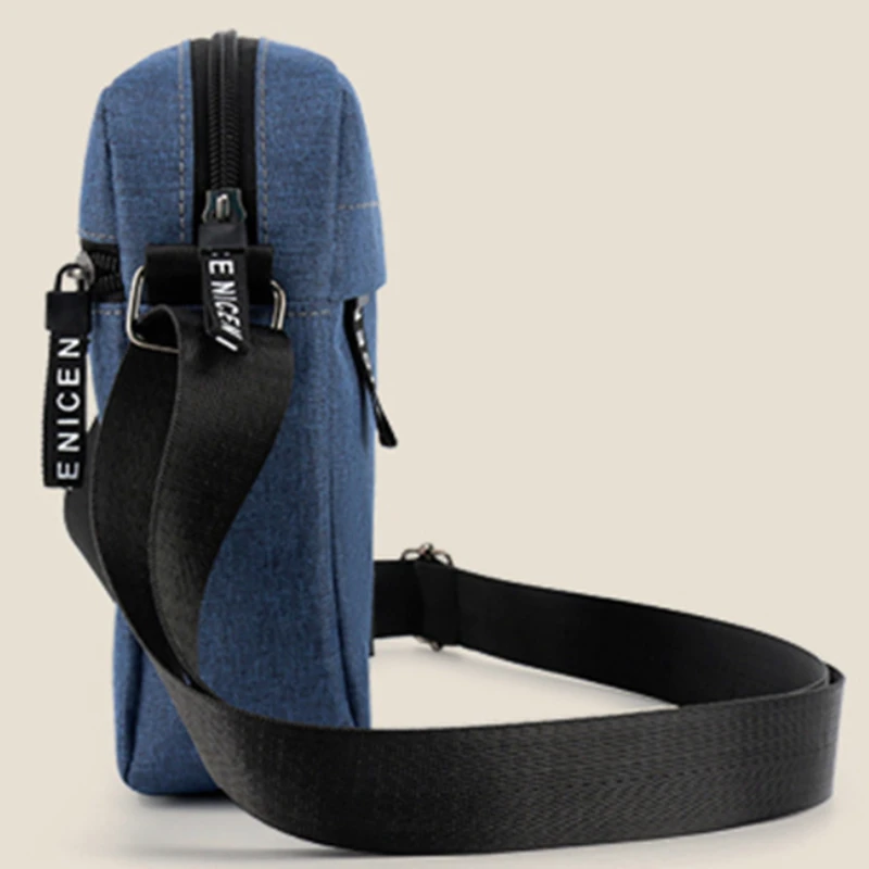 

Нейлоновая сумка через плечо, мужская однотонная сумка через плечо, повседневная и модная европейская и американская ретро-сумка, сумка-слинг