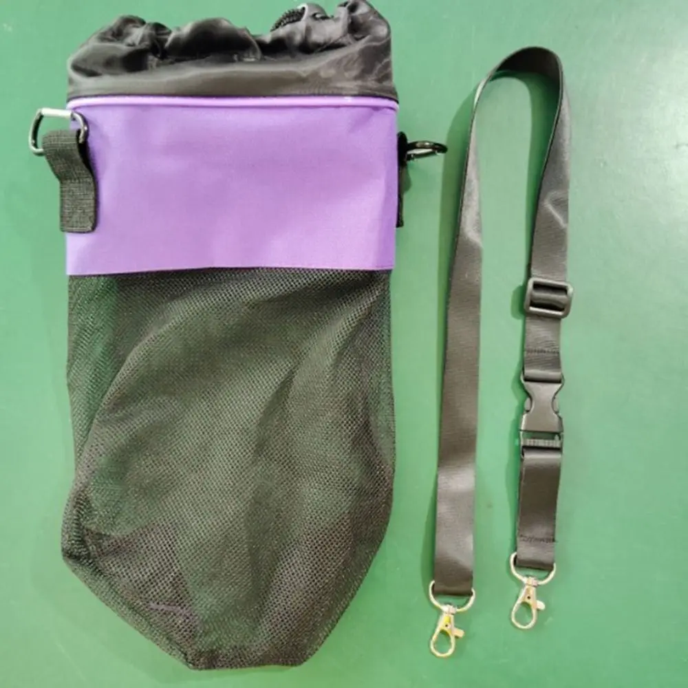 

Drawstring Closure Clothespin Storage Bag Lightweight Compact Portable Beach Bag Ventilated Pouch Easy Clean