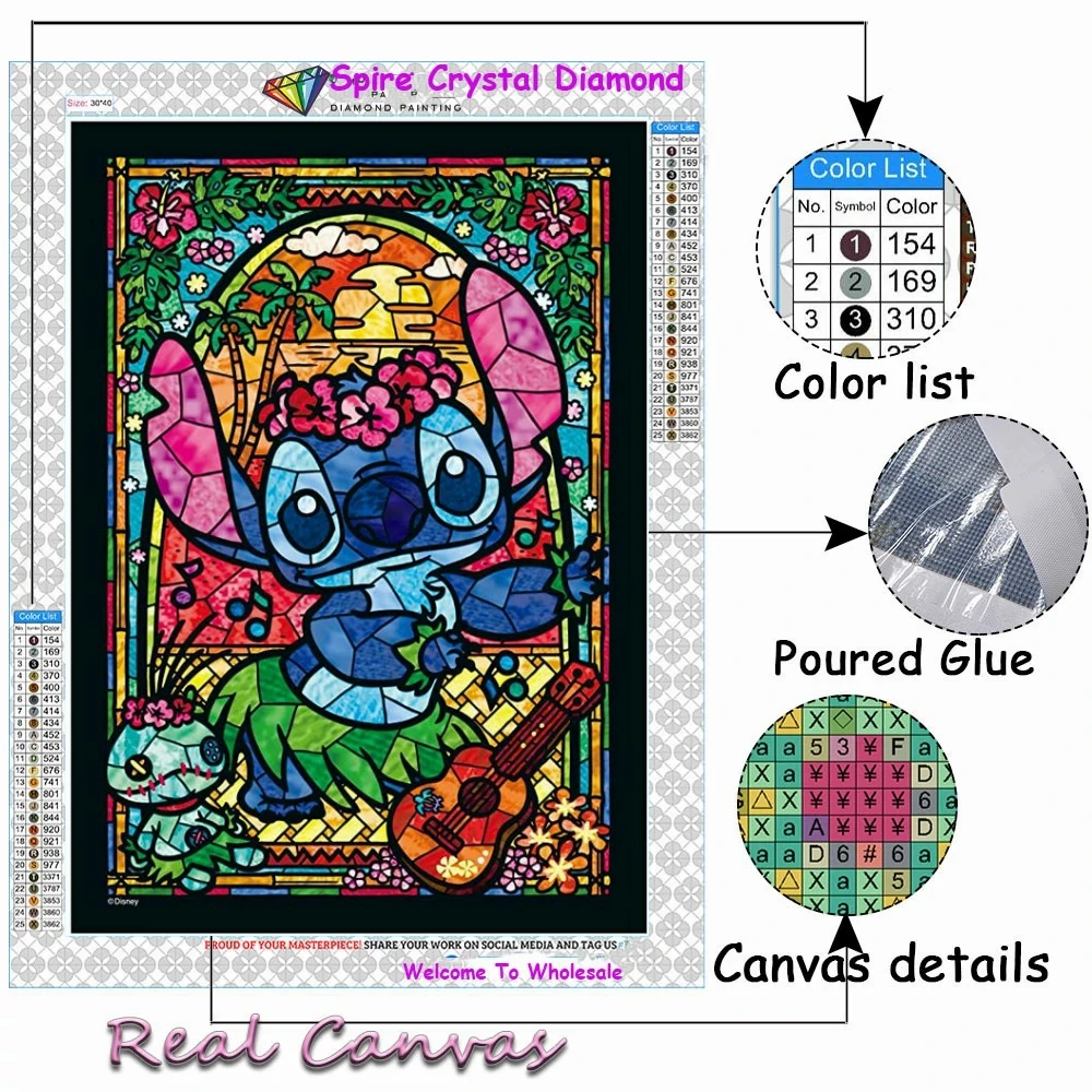 Disney New Diy Fairy Dust Diamond Painting Kit Mickey Minnie Embroidery Crosss Stitch Picture Mermaid Princess Home Decor Gift