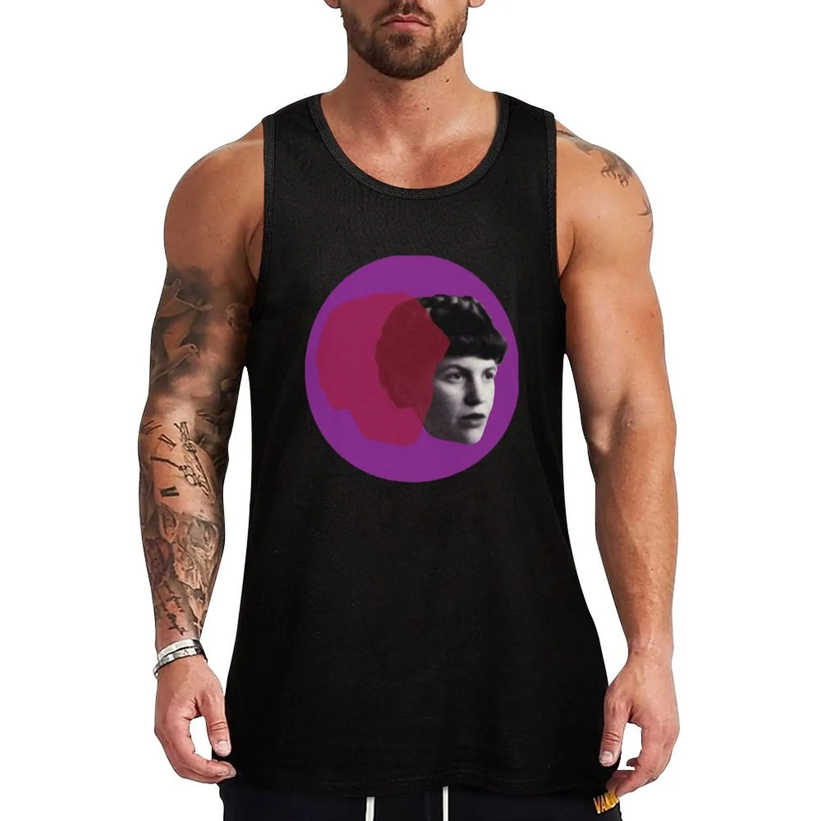 

Sylvia Plath portrait Tank Top t-shirts man best selling products clothing men