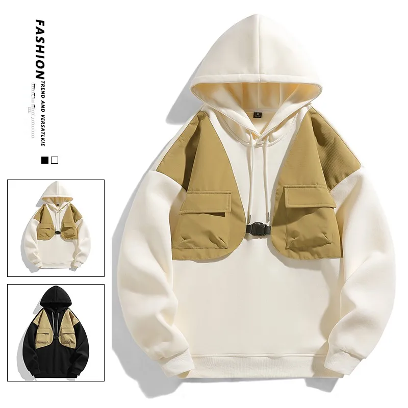 

Мужская толстовка в американском ретро-стиле, весенне-осенняя, модная, брендовая, молодежная, повседневная верхняя одежда, оверсайз, для пар