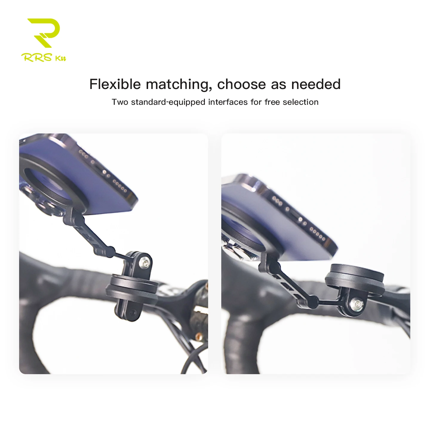 RRSKIT Magnetic Phone Mount For Bike Computer Out Front Mount AluminumAlloy Phone Holder For GOPRO/Garmin Indoor Cycling Trainer - view 2