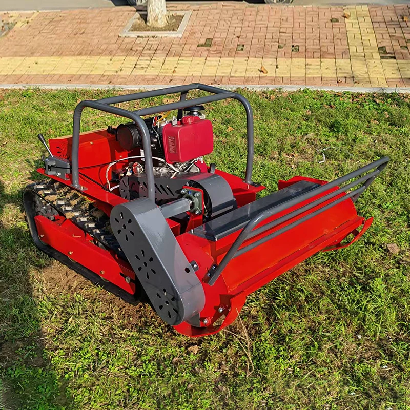 Immagine 4: Robot Tagliaerba Cingolato con Motore, Larghezza di Taglio 800mm 1000mm 1200mm, Telecomandato