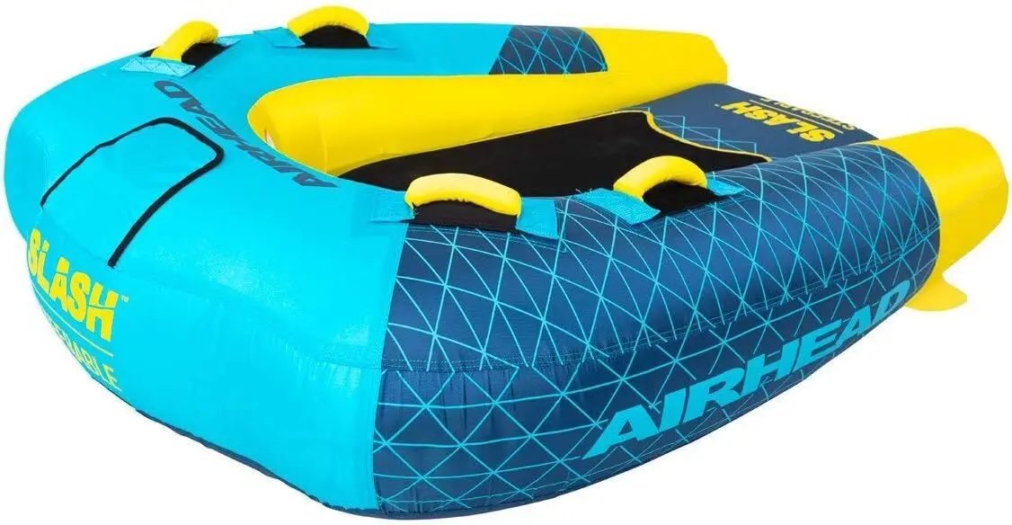 

Slash II | 1-2 Rider Towable Tube for Boating, Multi (AHSL-32), 2 Rider