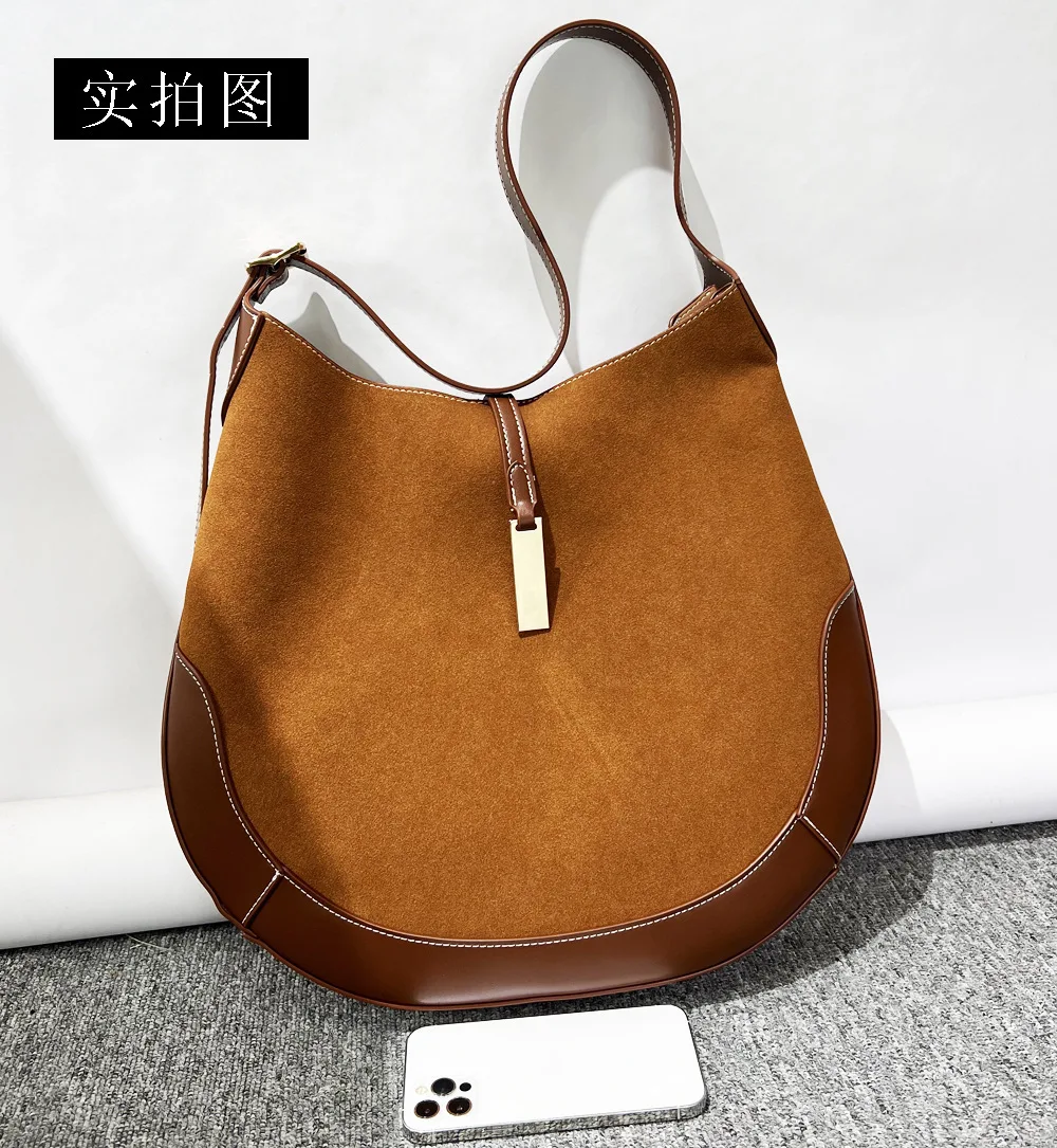 Stylish Minimalist Designer Crossbody Diaper Bag For Women Luxury Leather Tote Large Capacity Elegant Shoulder Bag Simple - view 6