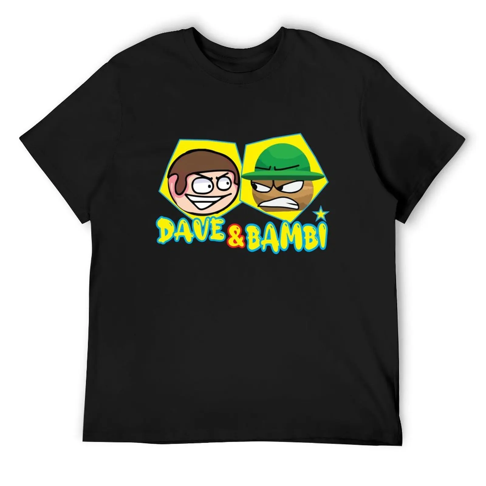 

dave and bombi fnf (1) T-Shirt cotton man t-shirts anime figures for a boy t shirt men 100℅ cotton