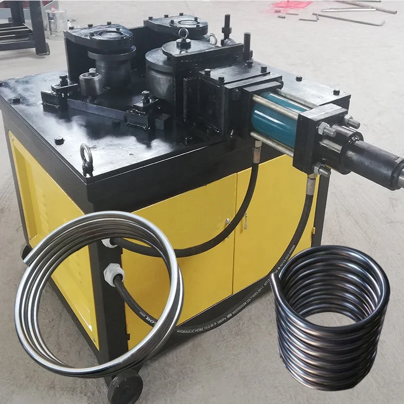 WG75 Manual 22/25/28/32mm Pipes Bender Machine With Hydraulic Power For Arc Angle 180 Degree Pipe Bending