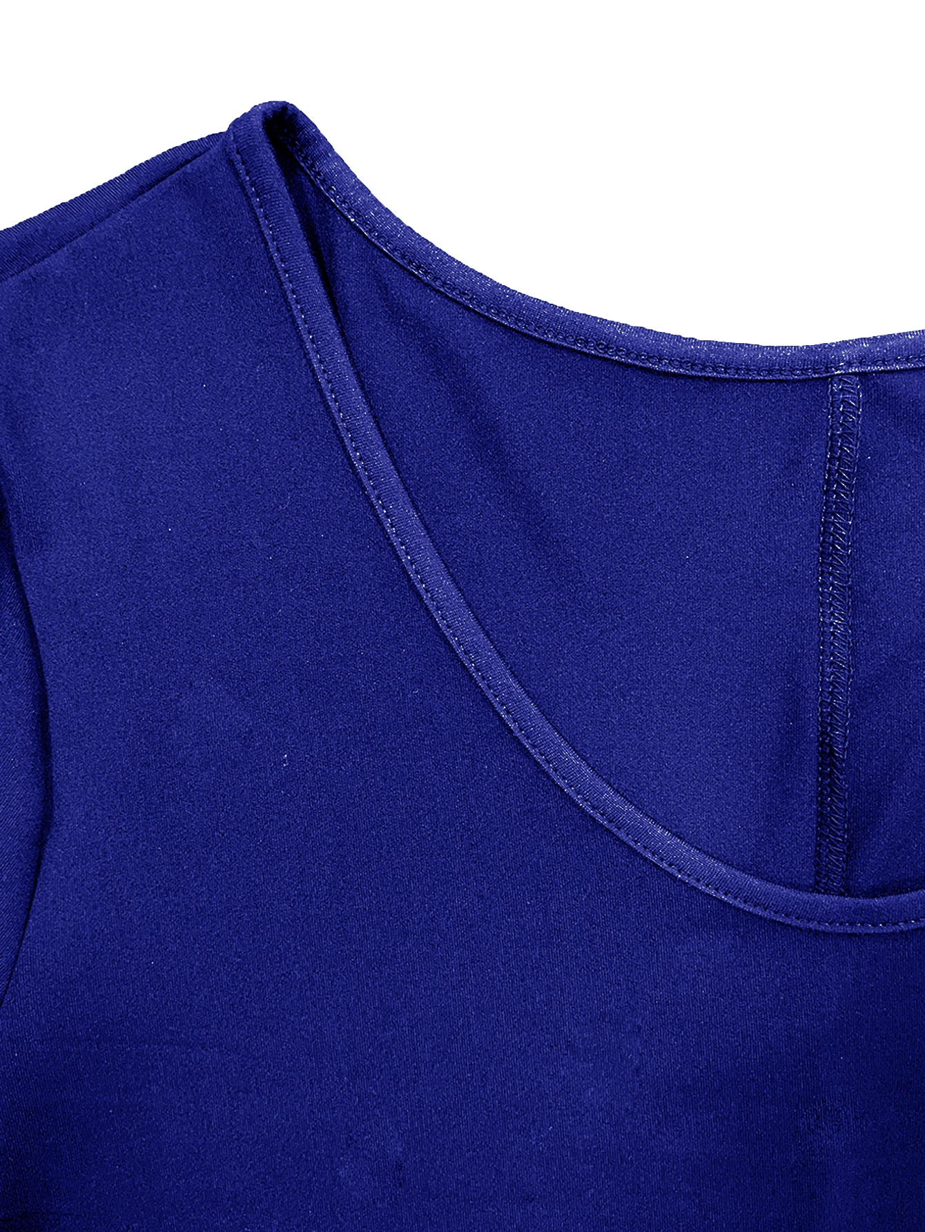 Plus Size Damen Maxikleid in Schwarz, Sommerliches Freizeitkleid mit kurzen Ärmeln, Rundhalsausschnitt, A-Linie, fließendes langes Kleid mit Tasche, Strandkleider – Detail 13