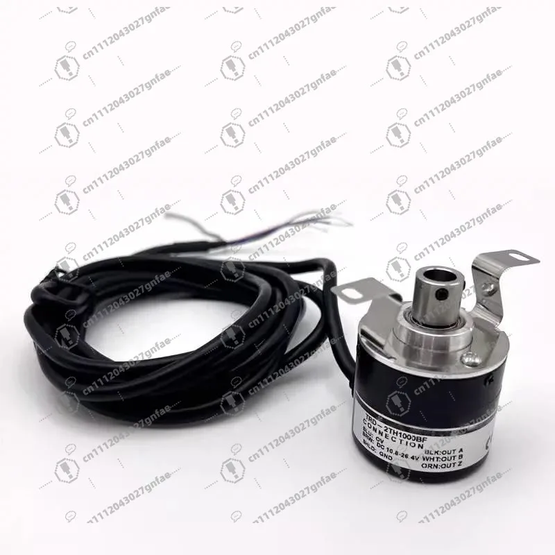 TRD-2TH600BF 1000 1024VH 360AF 2000V Incremental Hollow Shaft Rotary Encoder 38mm 8mm Bore A B Z Phase 5-24V DC IP50