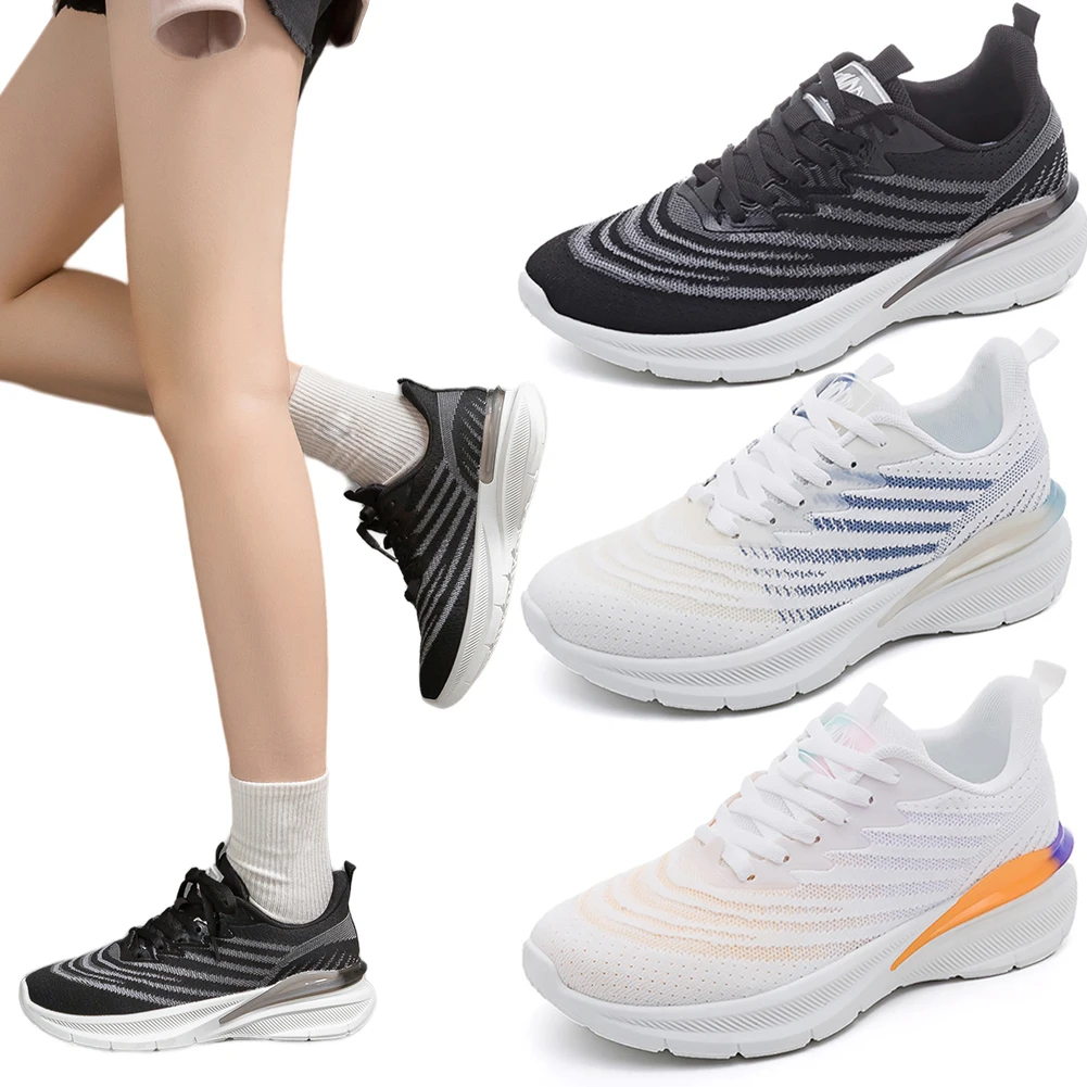 Running Sneakers Mesh Walking Shoes Breathable Tennis Shoes Comfortable Gym Cross Trainer Non-Slip for Fitness Workout