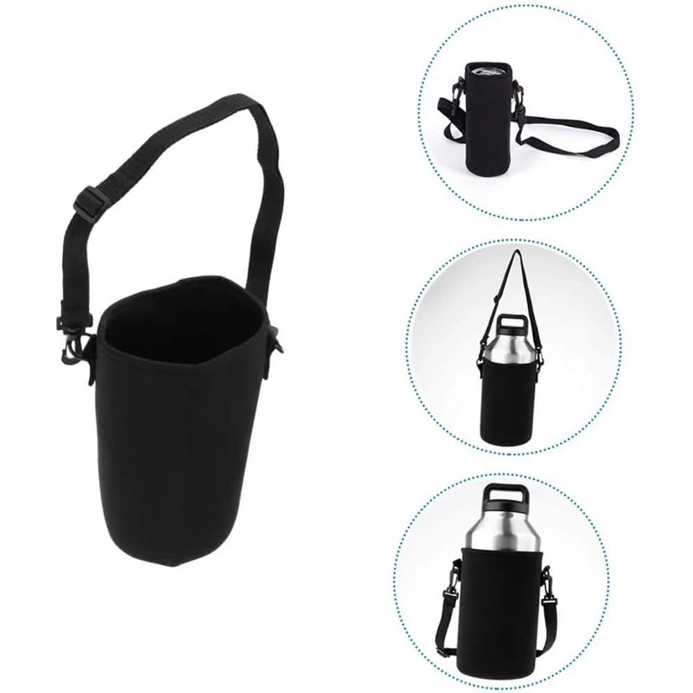 Water Bottle Case for 500-1500ML Neoprene Vacuum Cup Cover Outdoor Cup Cover Convenient Outdoor Travel Thermos Cup Cover