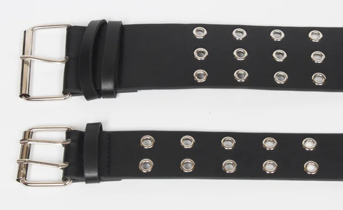 Neue Ultra-breite Taille Doppel-breasted Öse Damen Gürtel Schwarz Dekorative Niet Mode Europäischen und Amerikanischen Fan Gürtel gürtel Trend