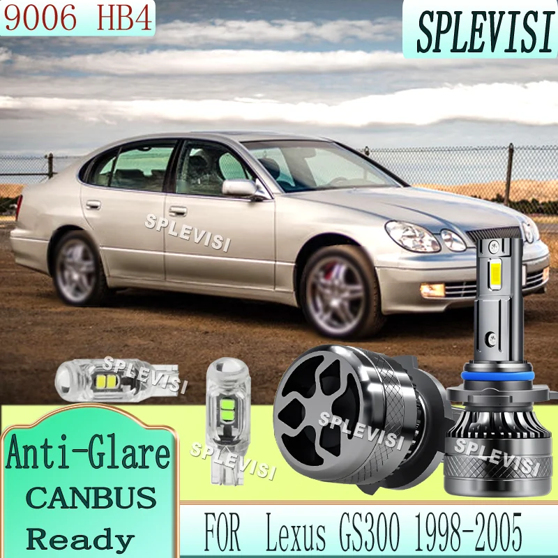 

Improved Night Visibility LED Headlight Warranty Cooling Fan Low Beam For Lexus GS300 1998 1999 2000 2001 2002 2003 2004 2005