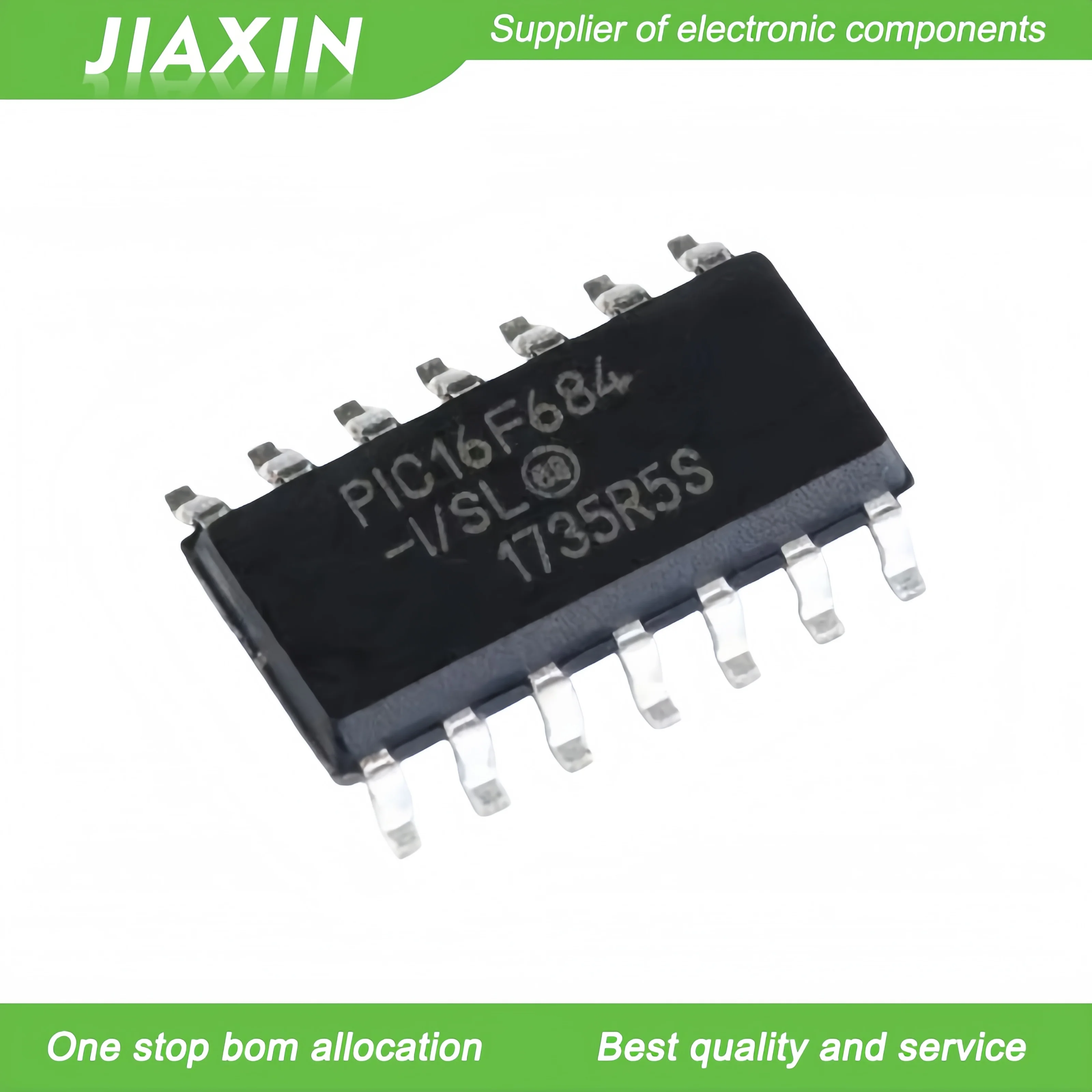 (10piece)100% New original PIC16F684-I/SL PIC16F684 SOIC-14 microcontroller/8-bit Chipset