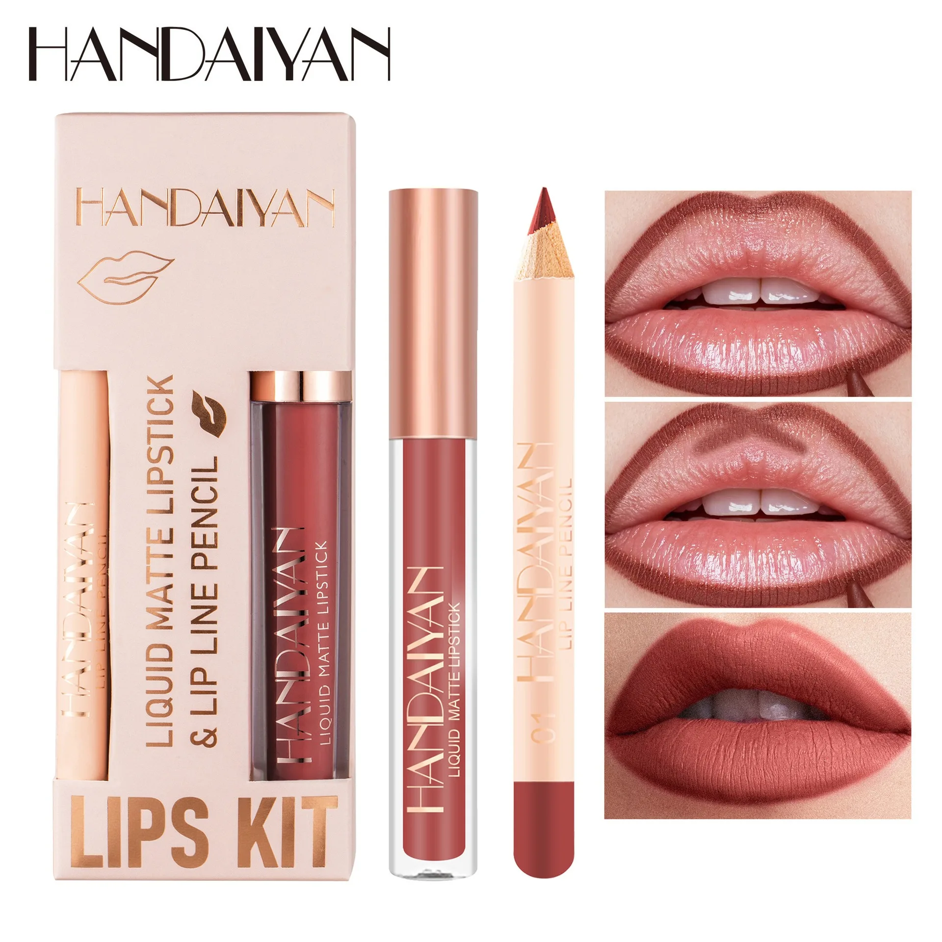 12 Color Lip Liner and Lipstick Set Waterproof Velvet Matte Finish Kiss Proof All Day Wear for Daily Use and Gifts Makeup