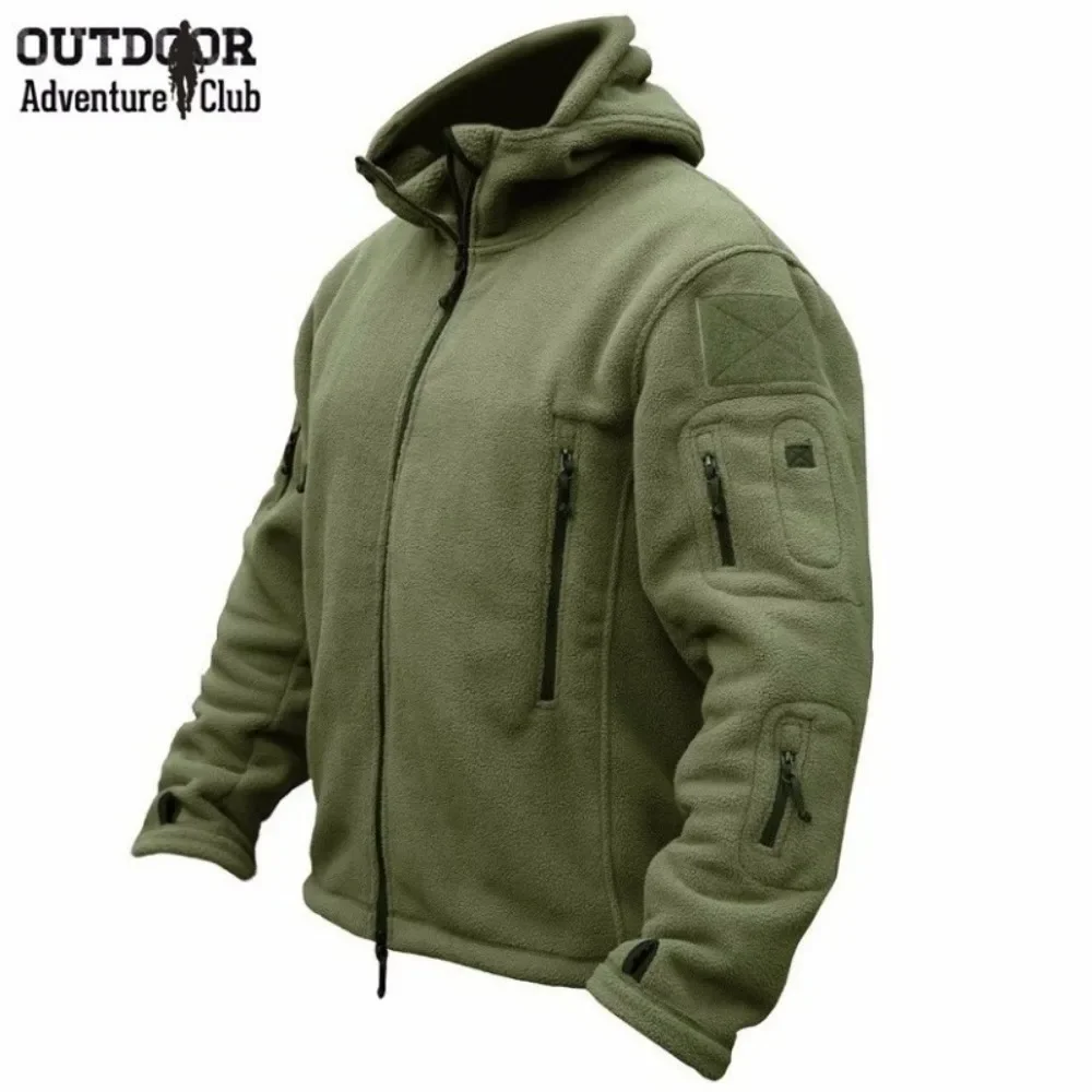 Men\'s fashion Tactical Jacket Military fleece outdoor sports Hiking Polar jacket