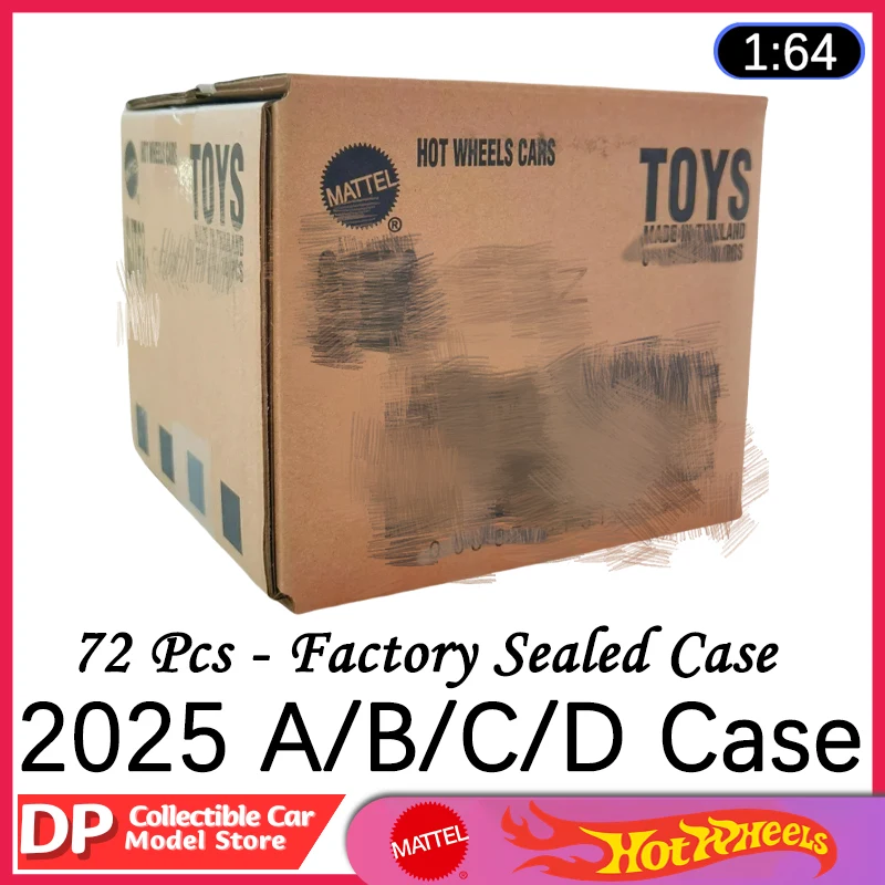 

Hot Wheels Basic 2025 A/b/c/d Case 72 Pcs 1:64 Diecast Vehicle Model Cars Toys, Factory Sealed Case New Unopened, Ship Now