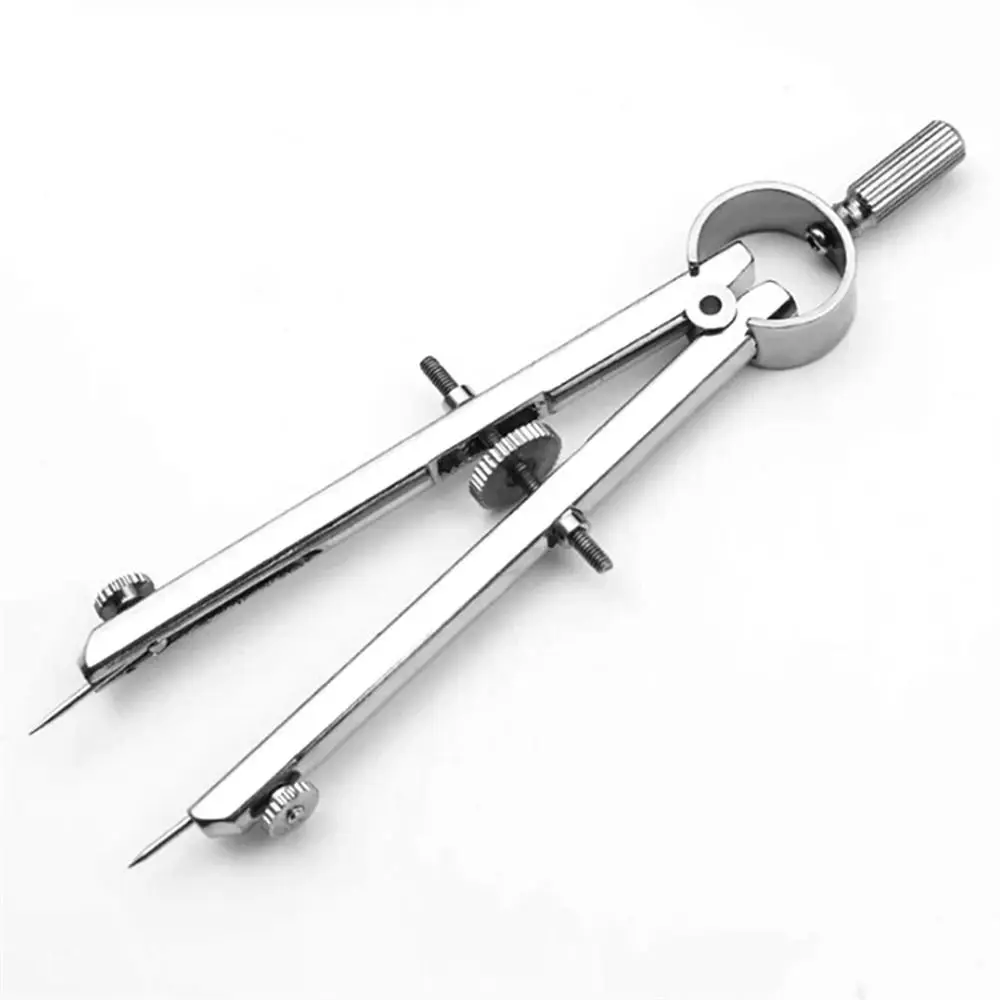 High Precision Drawing Tool with Lock Geometry Metal Geometry Scribe Gauge Spring Compasses Compass Protractor Math Compass