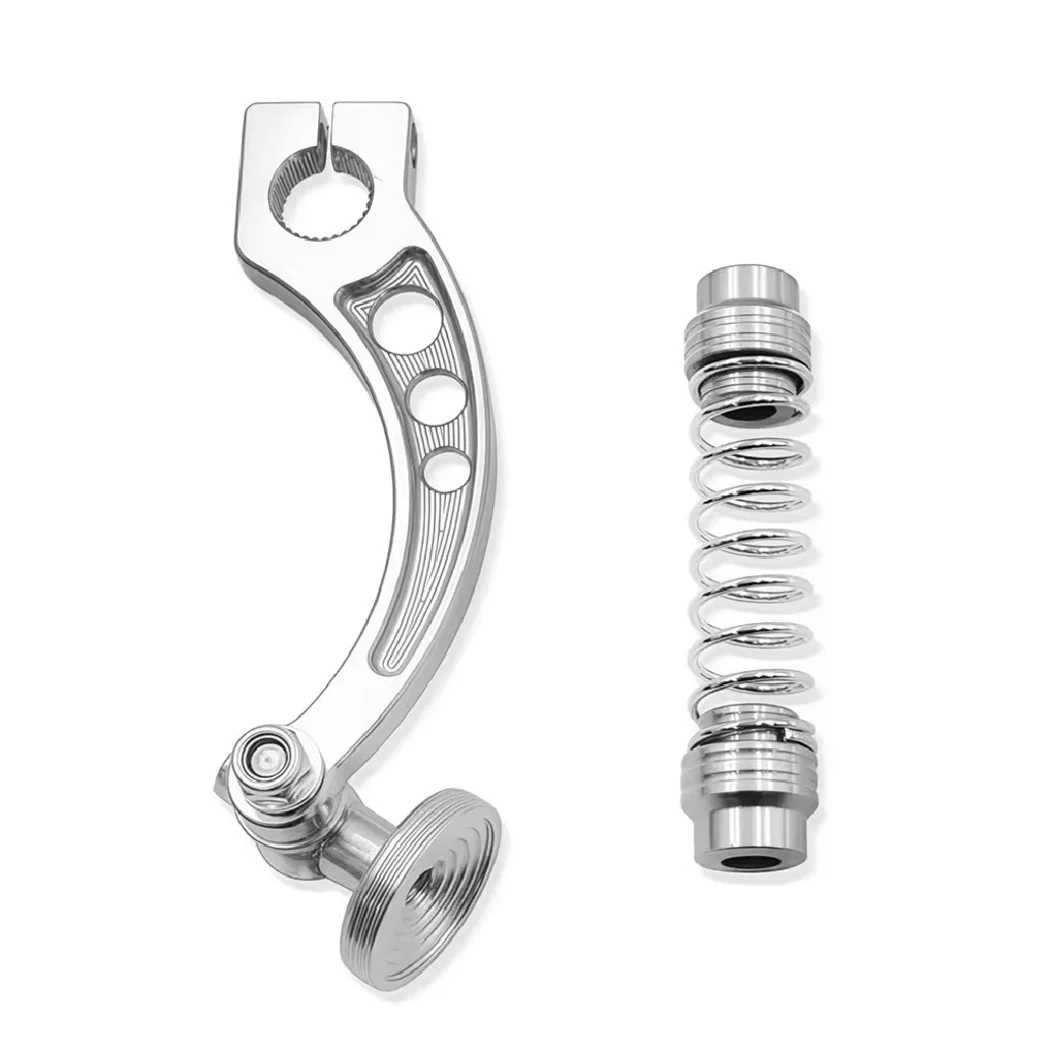 Aluminum Alloy Motorcycle Brake Arm Spring Helper Set CNC Machined Anodized Finish Rear Brake Lever Return Spring