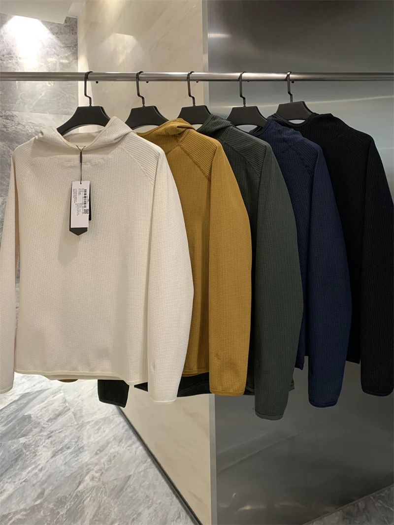 

AMASSRUVE Толстовка с высоким воротником Толстовка для пар из полиэфирного волокна Теплый ex Long Sve Зима Весна Раскритный узор