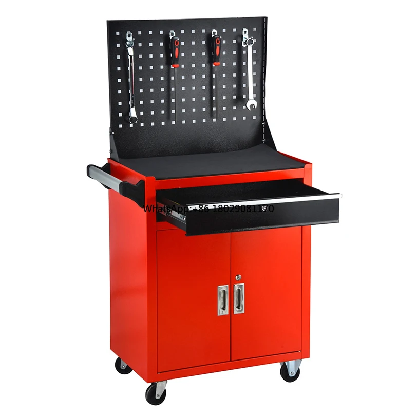 Tool Storage Car Workshop Truck Steel Drawer Trolley Garage Rolling Cart Cabinet Tool Trolley Cabinet Cart With one drawer