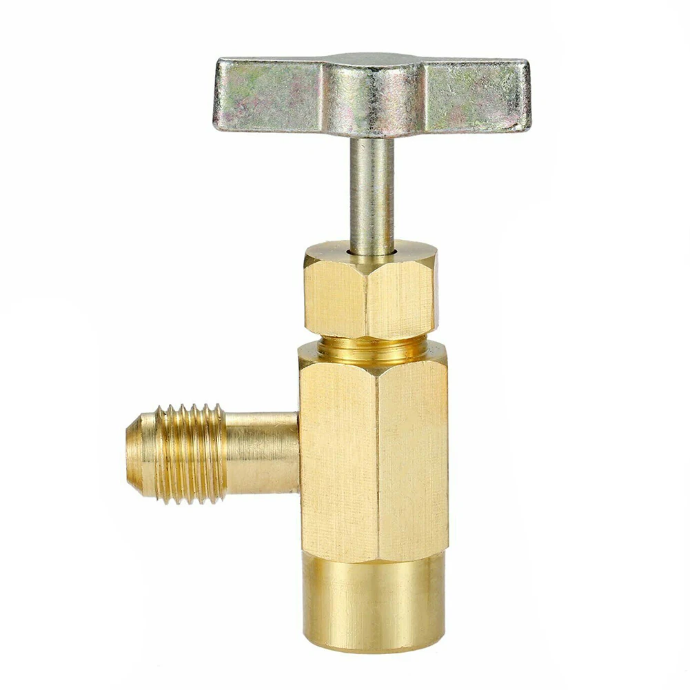 AC Gauge Connection Kit Featuring For R1234YF Quick Couplers and 1/4 Female to 1/2 Male Yellow Hose Fitting AC