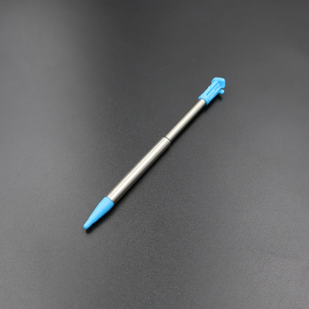 새로운 2DS XL/LL용 1개 금속 텔레스코픽 스타일러스 터치 펜 교체 수리 부품 터치 스크린