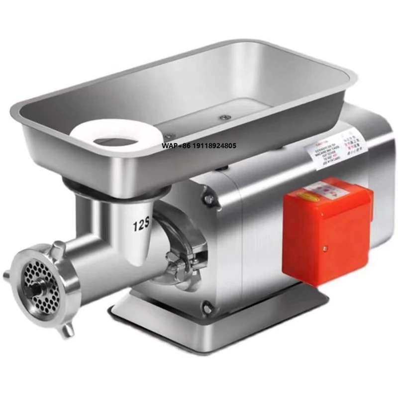 Commercial Electric Sausage Grinder Machine Manual Grade Kitchen Food Processor with New Motor for Home Use Restaurant & Hotel
