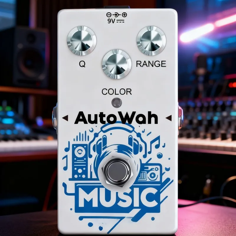 Guitar Effect Pedal For Rowin RE-08 Auto Wah Zinc Alloy 70s-inspired Funky Tones Filter Guitar Effects Musical Instrument Parts
