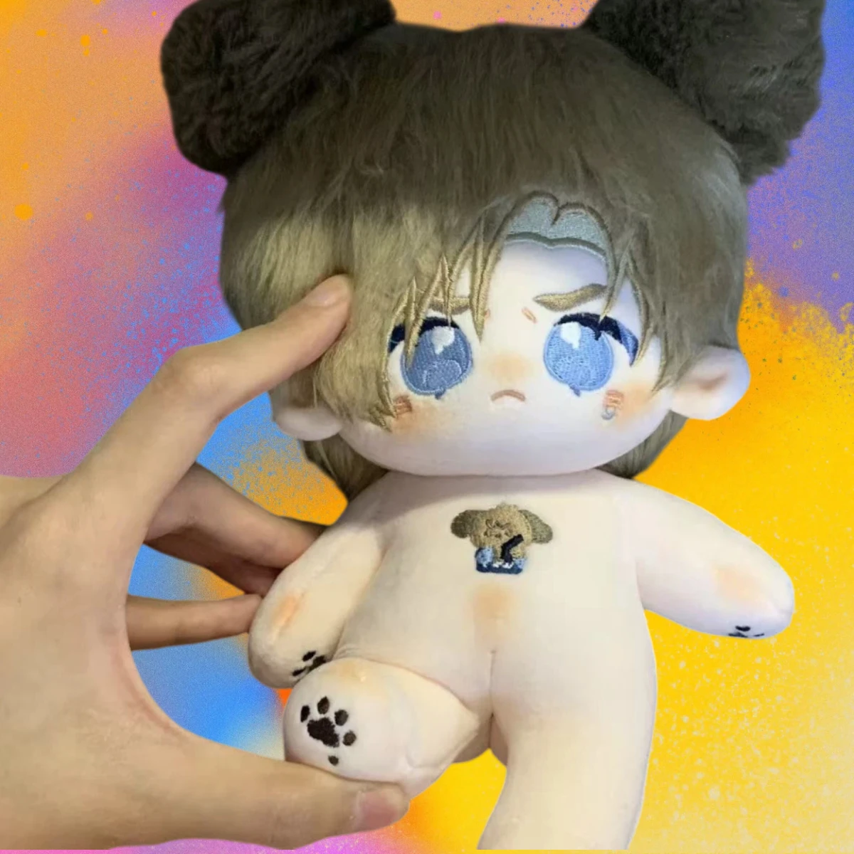 

Мягкая плюшевая кукла Леон из аниме Biohazard, 20 см, с одеждой для переодевания, игрушка-фигурка из мультфильма, подарок