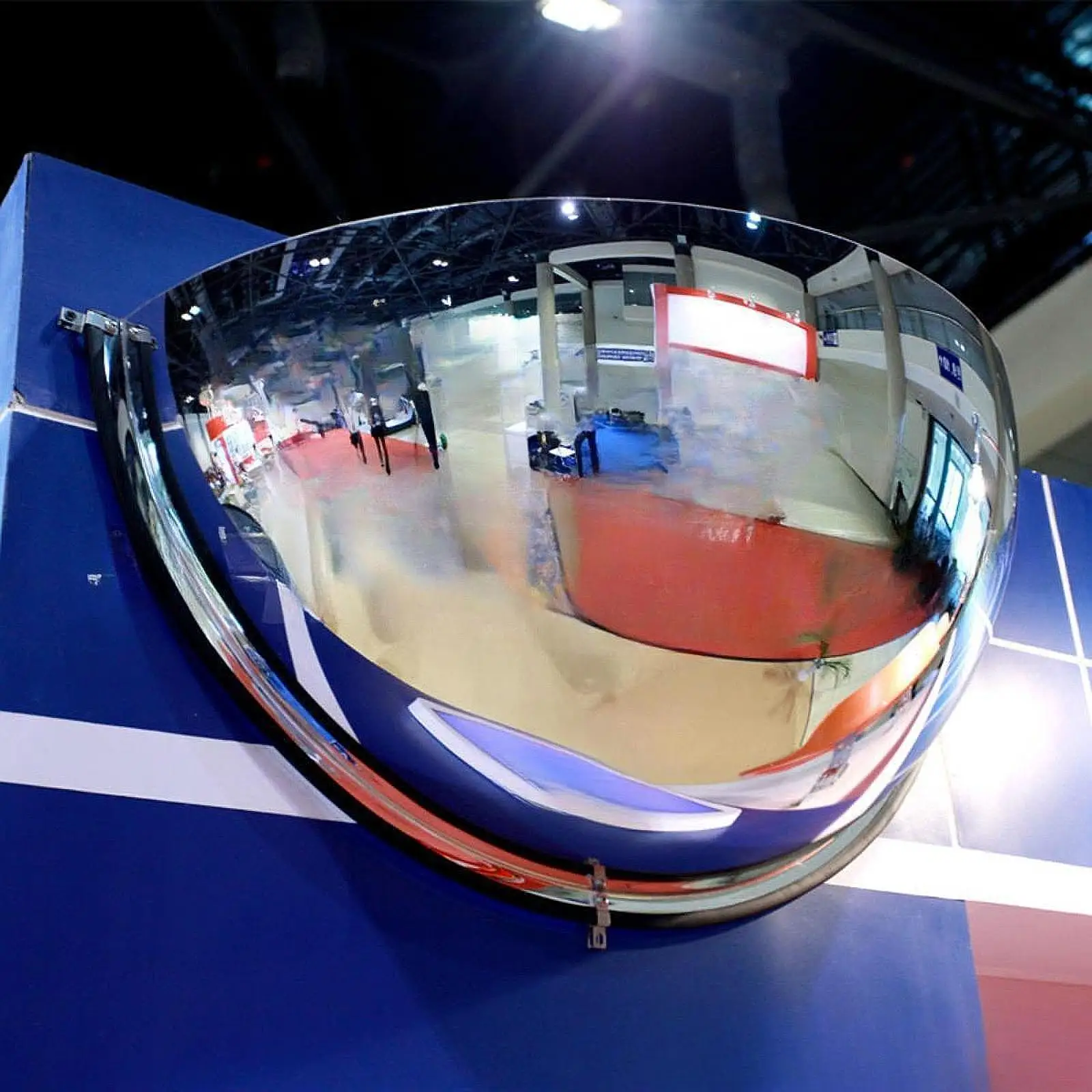 

Полукупольное зеркало, настенное крепление, охранное полувыпуклое зеркало для парковки, торговый центр, гараж, коммерческие зоны, в помещении и на открытом воздухе