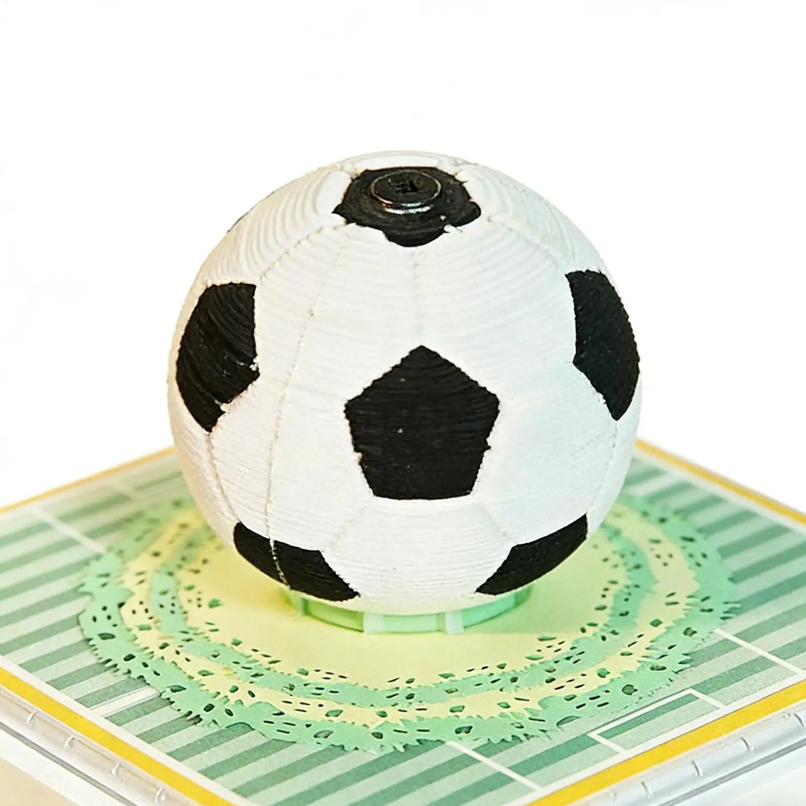 

2026 3D Calendar Soccer Shape Desktop Decoration Tear Away Desk Calendar For Fans Sports Enthusiasts Freelancers Teachers Office