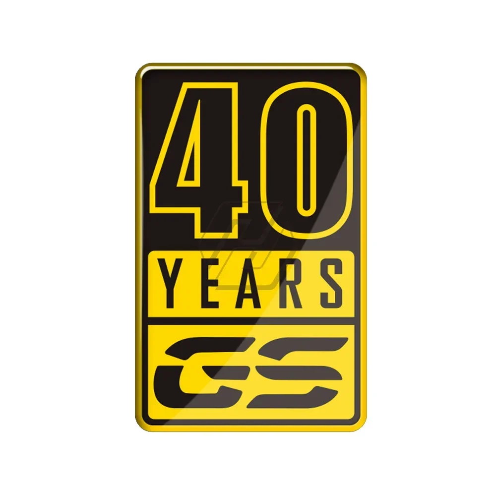 Per BMW Motorrad 40 anni GS Adesivo F850GS R1200GS R1250GS Decalcomanie Adesivo in resina 3D