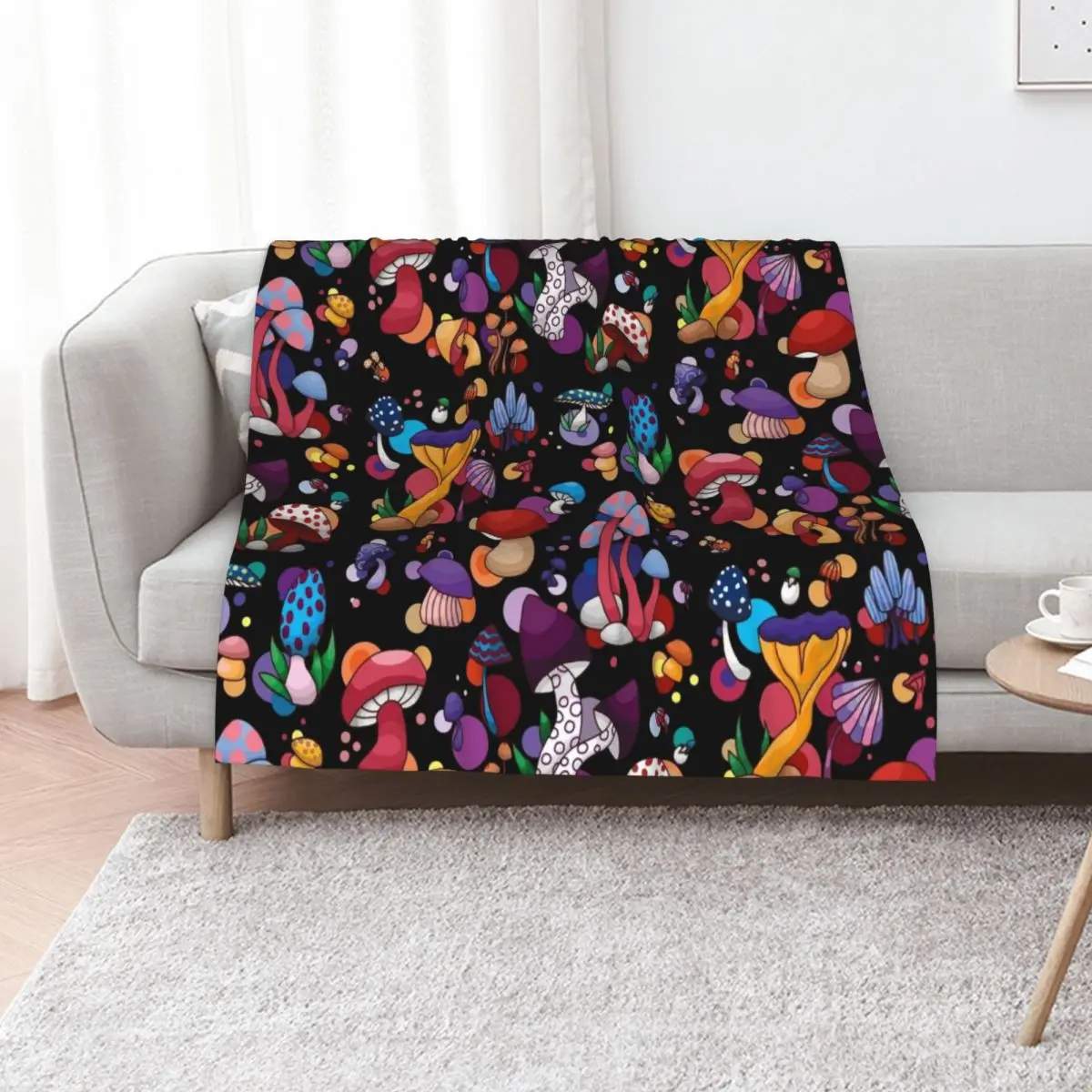 Mushroom Throw Blanket Nap Luxury St Decorative Beds Designers Luxury Brand Fashion Sofas Blankets