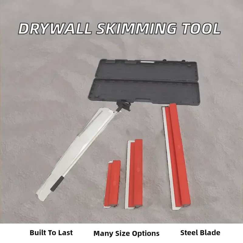 Drywall Skimming Blade Smoothing Spatulas Stainless Steel Putty Scraper Finishing Trowel 20-40-60-80-100cm China Zhejiang
